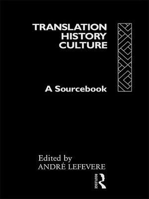 cover image of Translation/History/Culture